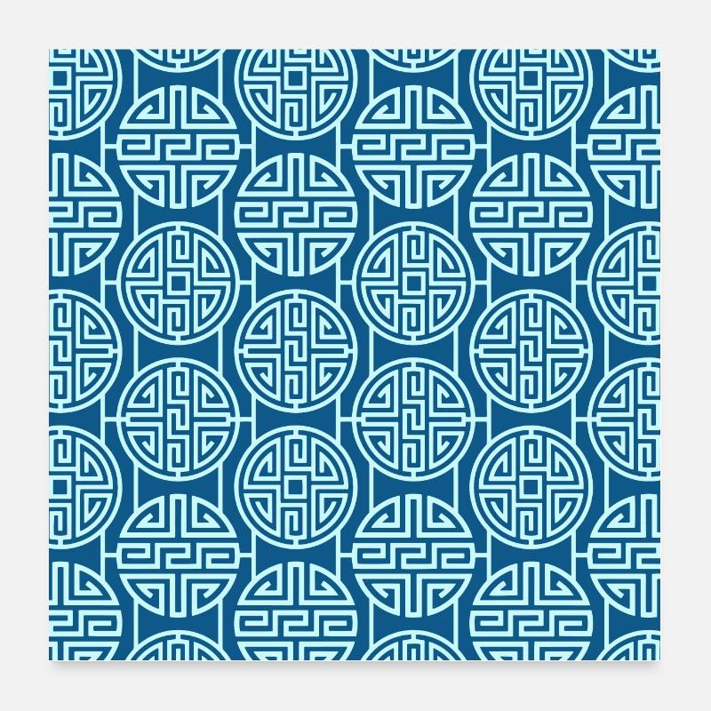 Chinese pattern Poster 24" x 24" (60x60 cm)