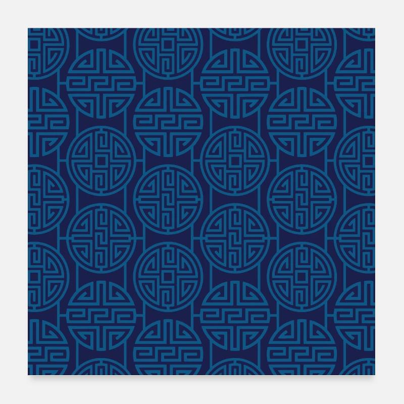 Chinese pattern Poster 24" x 24" (60x60 cm)