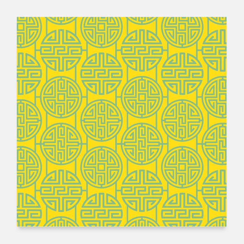 Modèle chinois Poster 60 x 60 cm