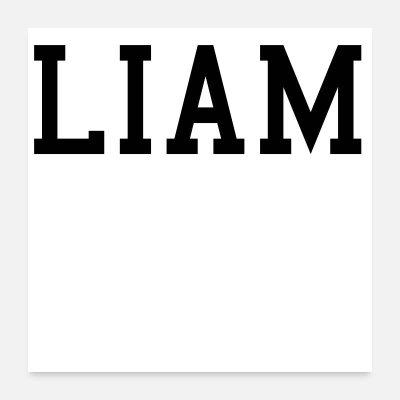 LIAM Poster 60x60 cm