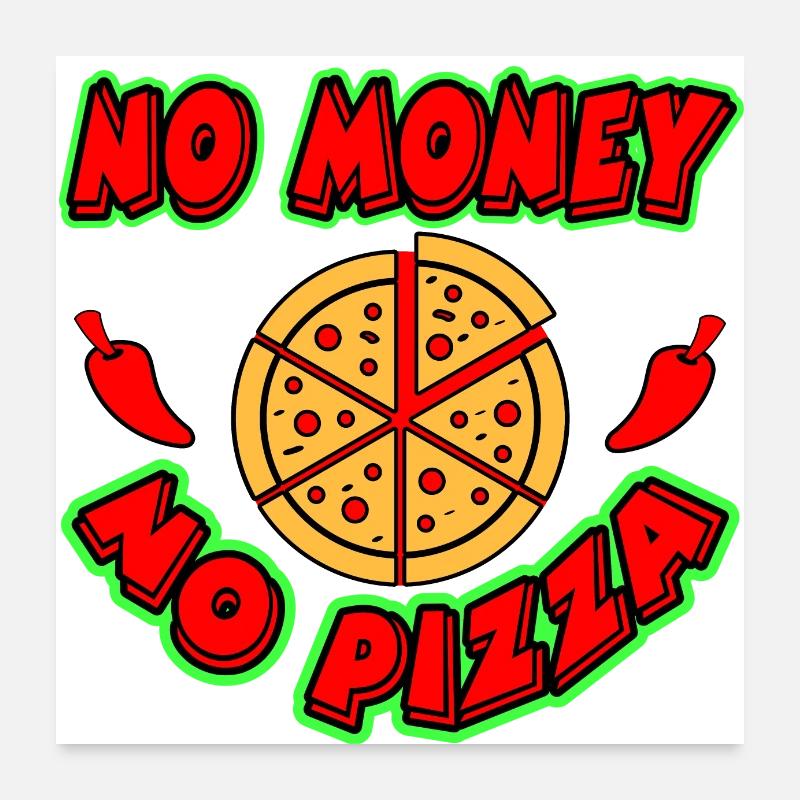 Pizza Poster 24" x 24" (60x60 cm)