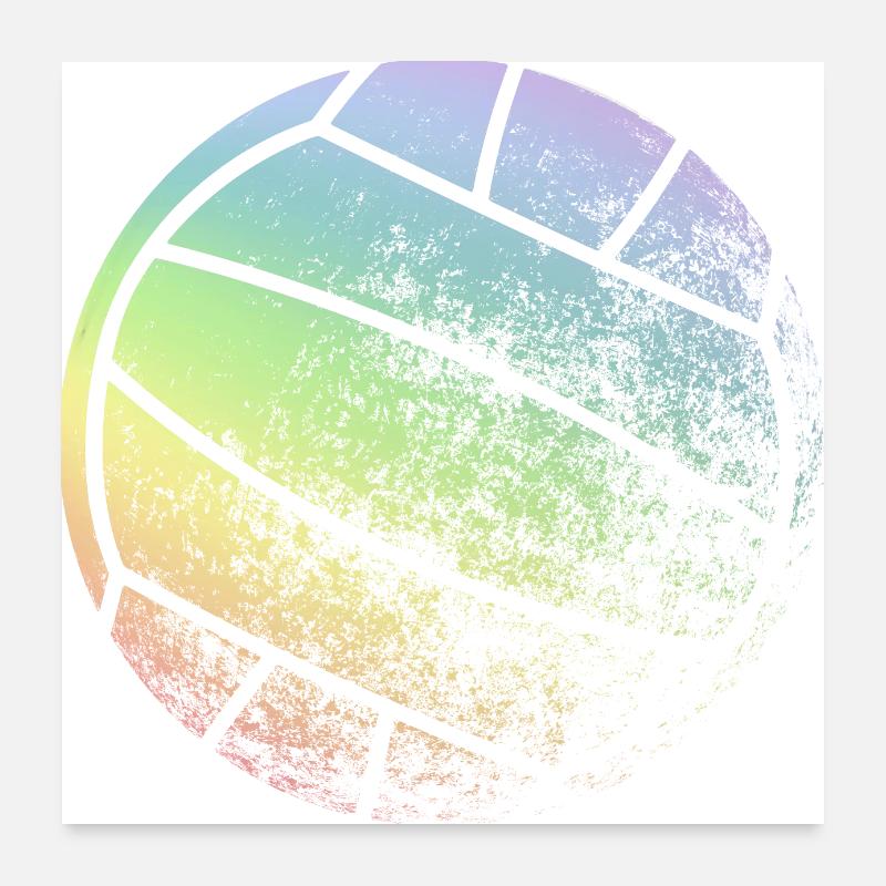 Volley-ball Poster 60 x 60 cm