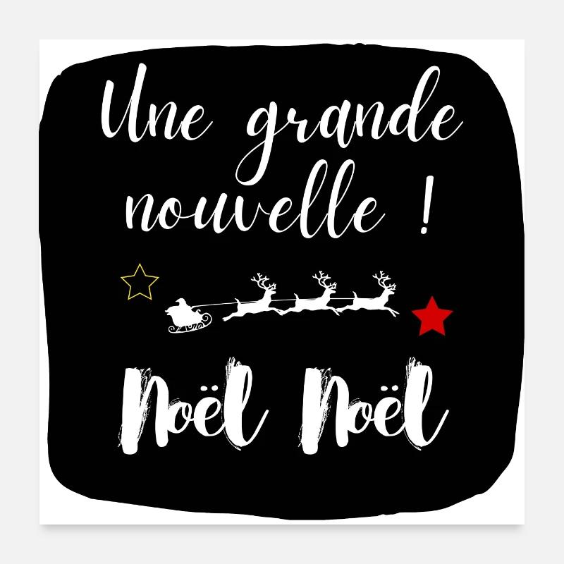 Une Grande Nouvelle Poster 60 x 60 cm