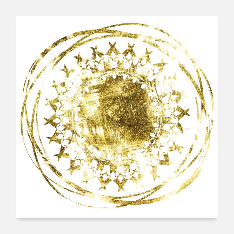 Mandala or Poster 60 x 60 cm