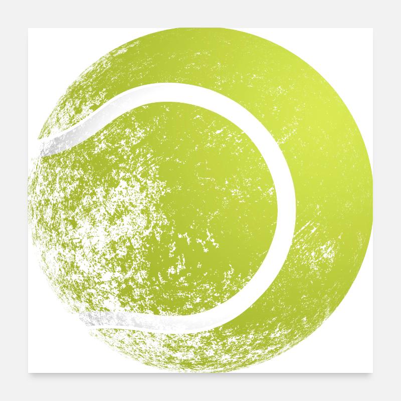 Tennis Poster 24" x 24" (60x60 cm)