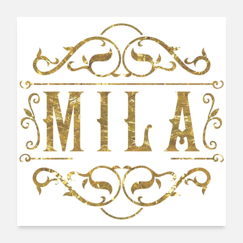 Mila or Poster 60 x 60 cm