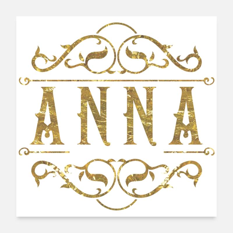 Anna d’or Poster 60 x 60 cm