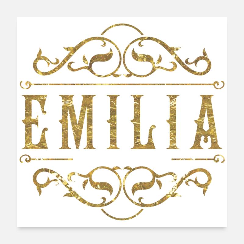 Or Émilie Poster 60 x 60 cm