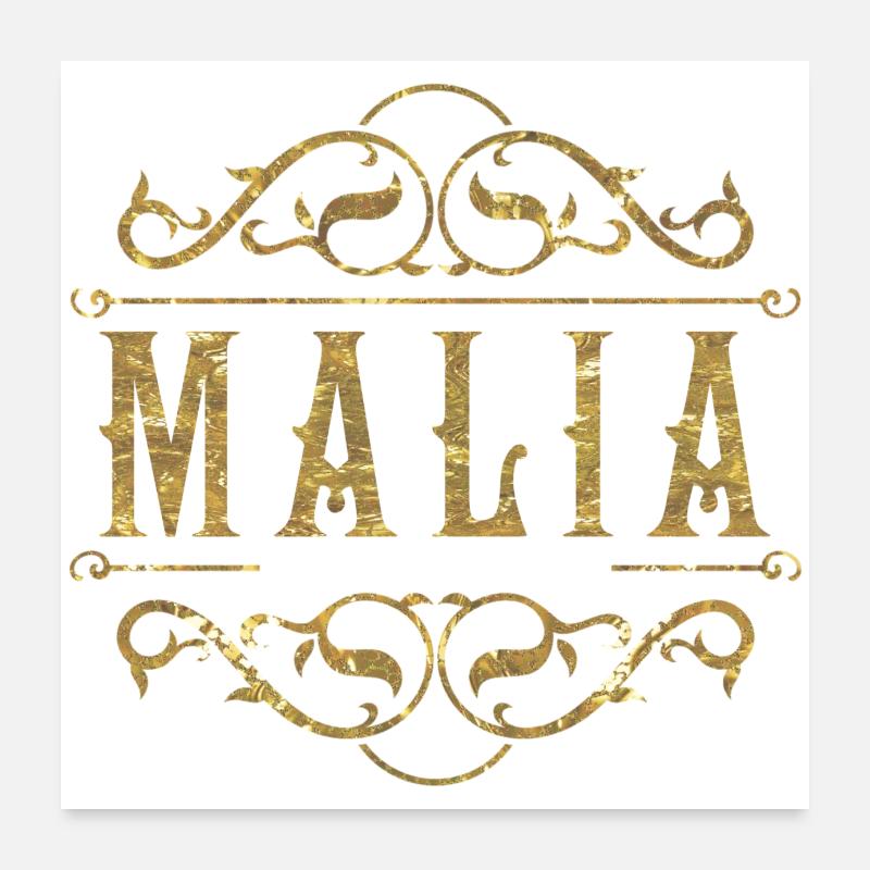 Malia or Poster 60 x 60 cm