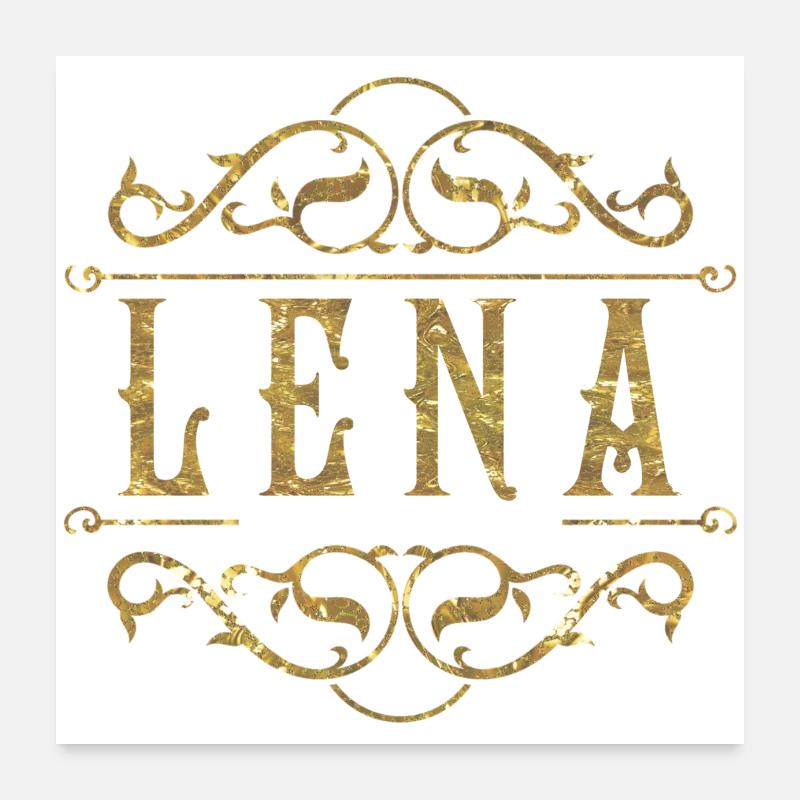 Lena or Poster 60 x 60 cm