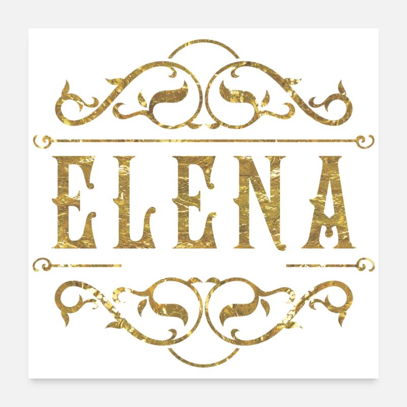 Elena or Poster 60 x 60 cm