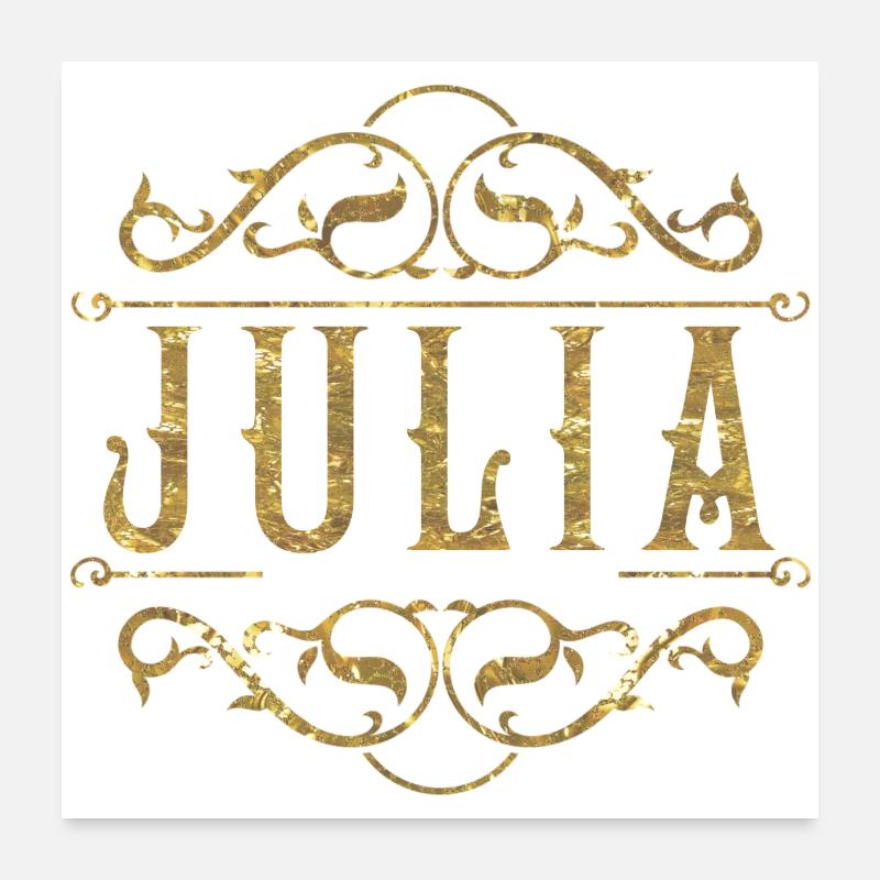Julia or Poster 60 x 60 cm