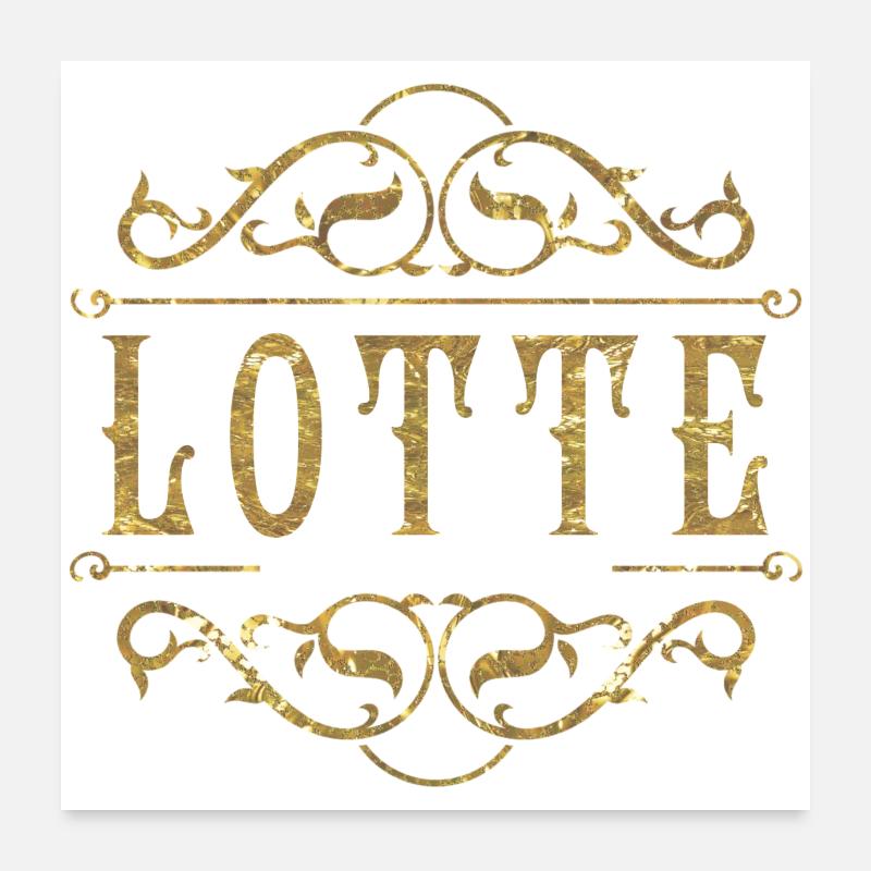 Lotte or Poster 60 x 60 cm