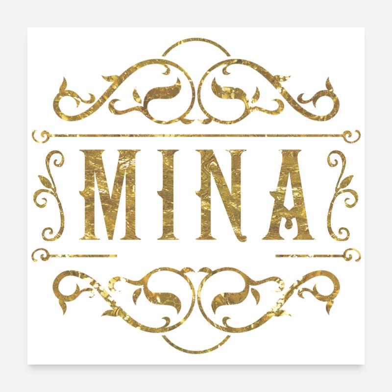 Mina or Poster 60 x 60 cm