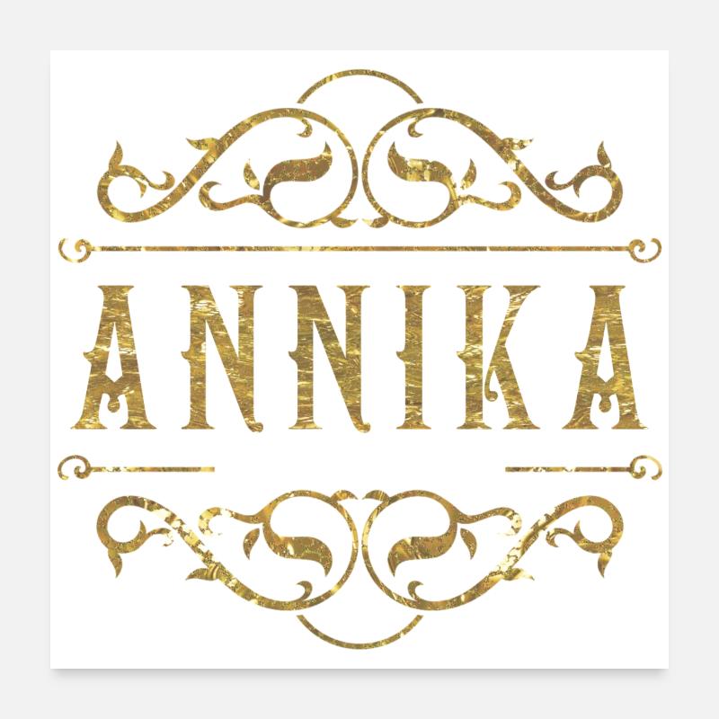 Annika or Poster 60 x 60 cm