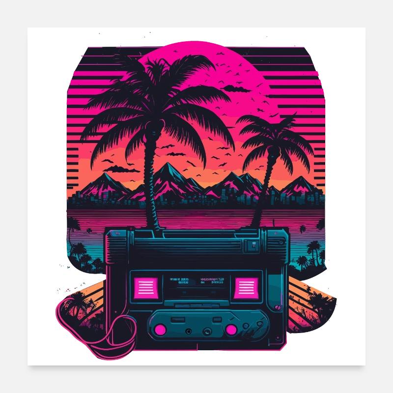 Kassette Poster 60x60 cm