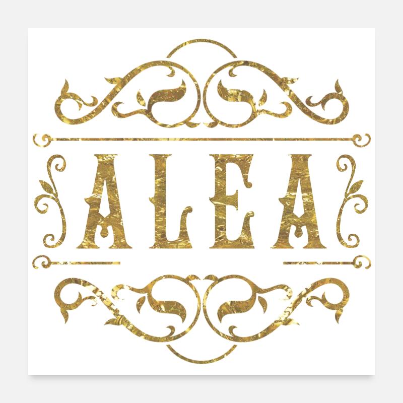 Alea or Poster 60 x 60 cm