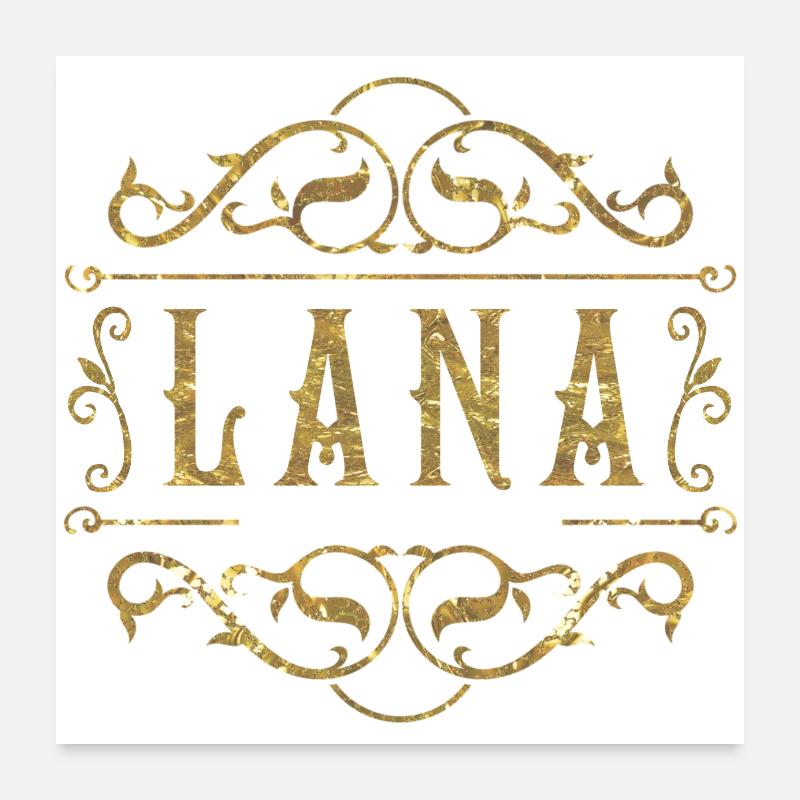 Lana or Poster 60 x 60 cm