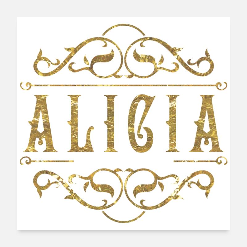 Alicia or Poster 60 x 60 cm