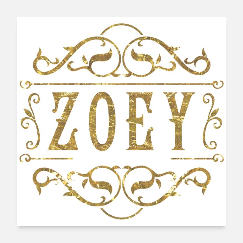 Zoey or Poster 60 x 60 cm