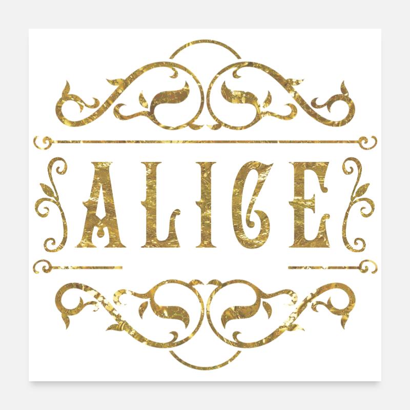 Alice or Poster 60 x 60 cm