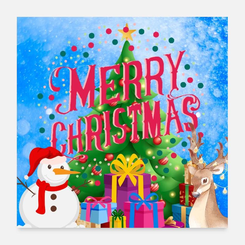 Joyeux Noël, Noël Poster 60 x 60 cm
