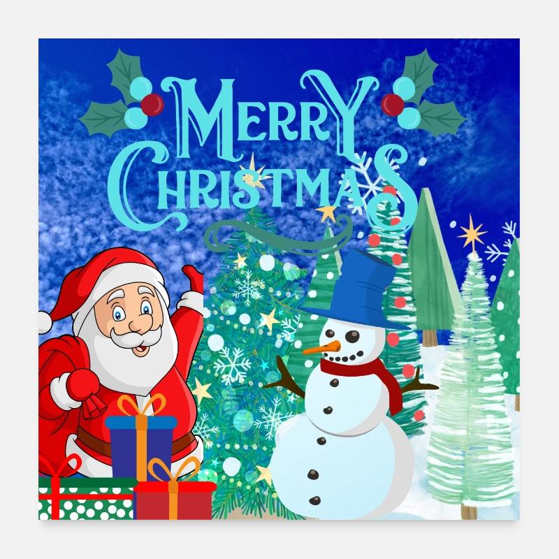 Joyeux Noël, Noël Poster 60 x 60 cm