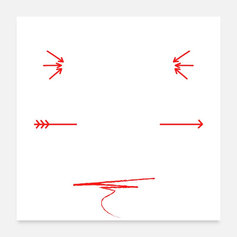 Désolé d'etre Chiant c'est mon côté belge Poster 60 x 60 cm