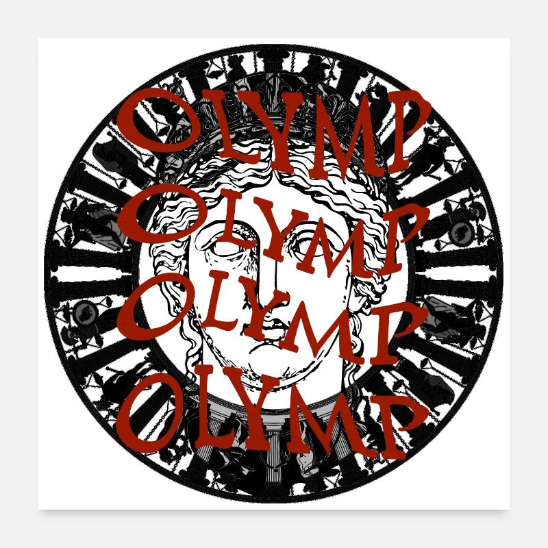 Olymp Poster 60x60 cm