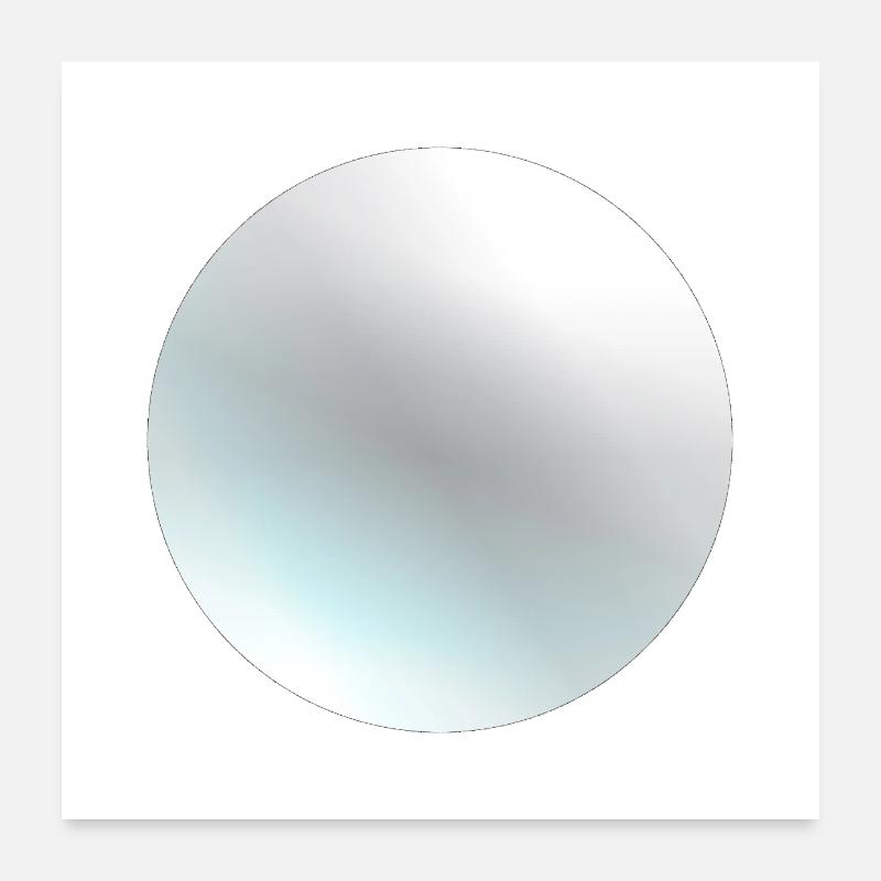 La planète Pluton Poster 60 x 60 cm