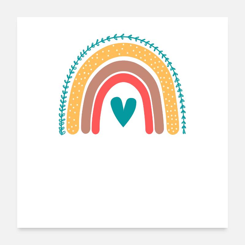 super grande sœur - Poster 60 x 60 cm - blanc