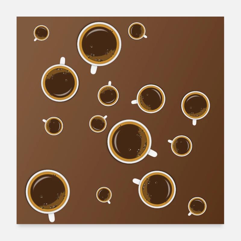Coffee Poster 24" x 24" (60x60 cm)