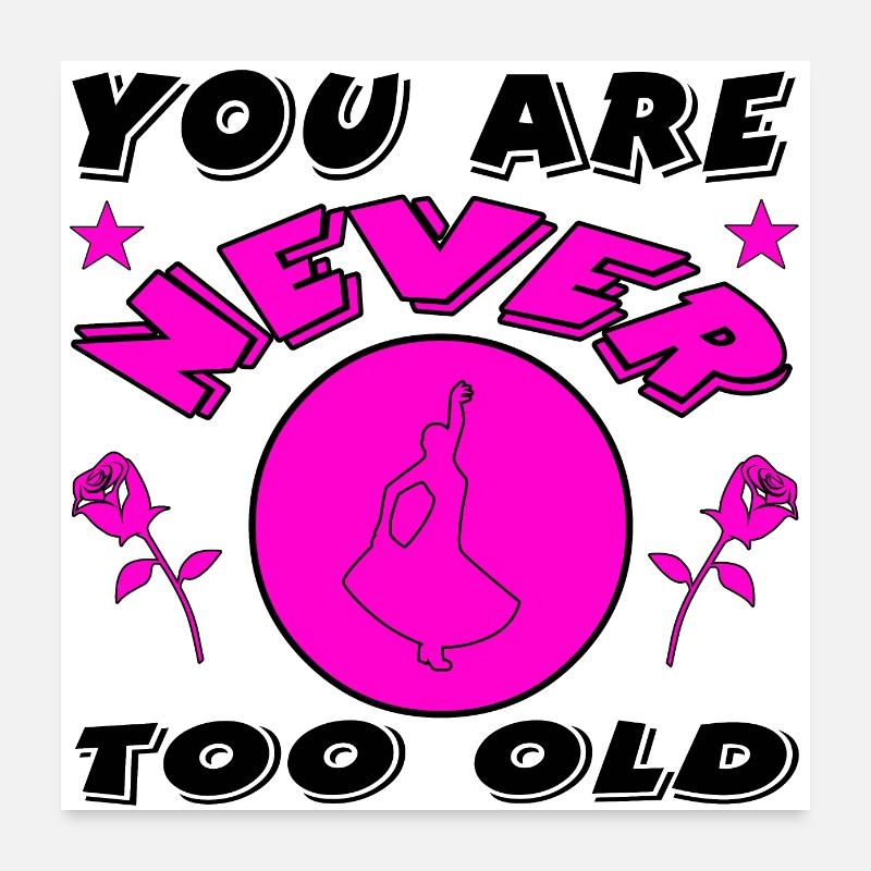 Danser Poster 60 x 60 cm