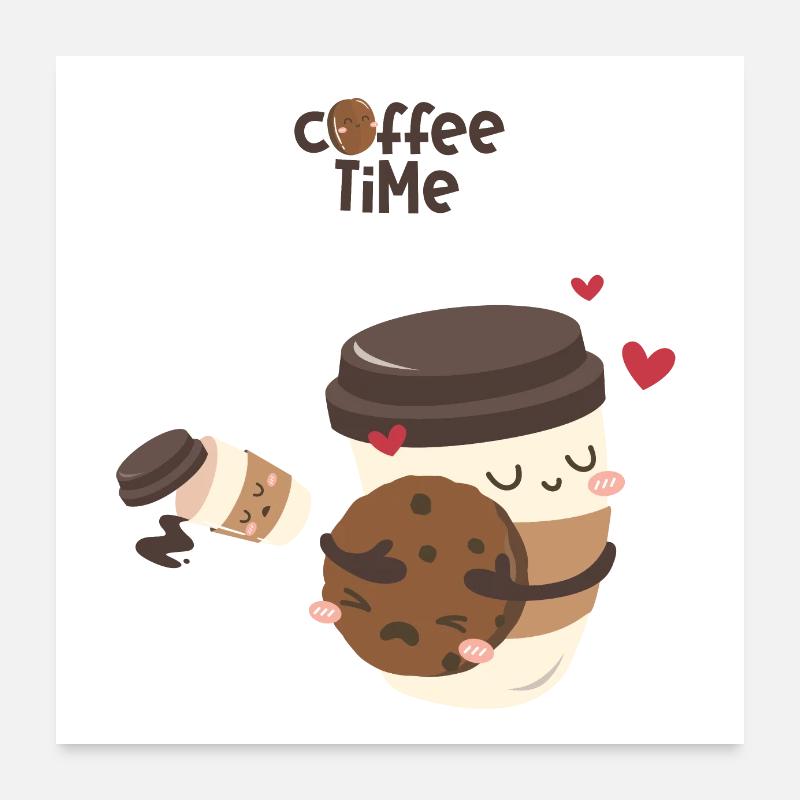 Coffee Time 2 Poster 24" x 24" (60x60 cm)