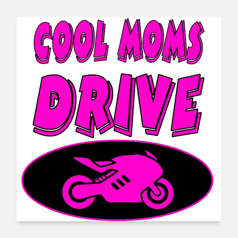 Motorcycle Poster 24" x 24" (60x60 cm)