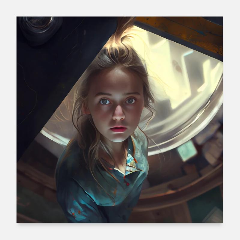 i can see you by daniel costa 2 Poster 24" x 24" (60x60 cm)