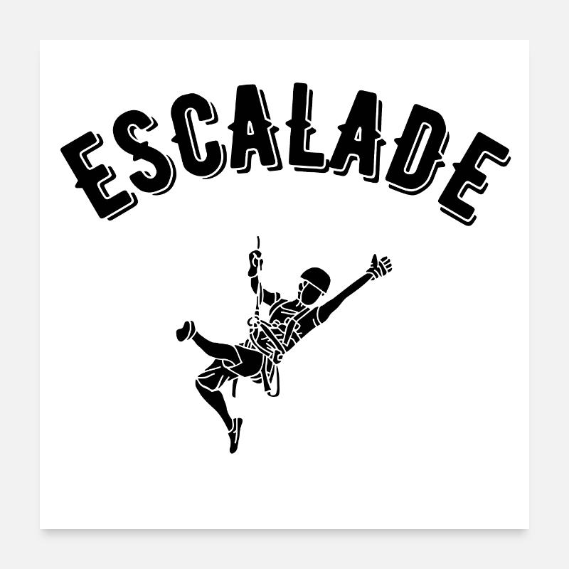 escalade Poster 60 x 60 cm