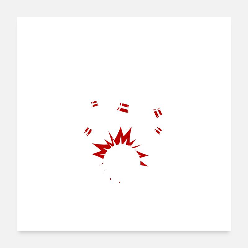 bowling Poster 60 x 60 cm