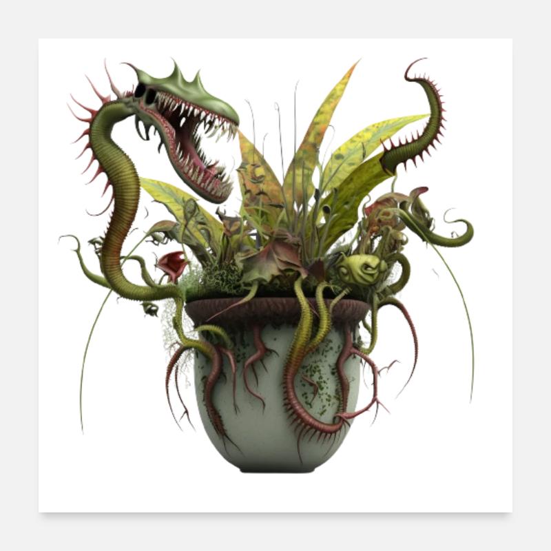 Carnivorous plants: The next scare? Poster 24" x 24" (60x60 cm)