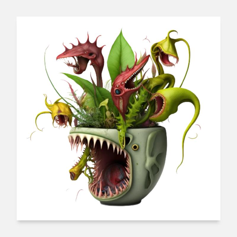 Carnivorous plants: The next scare? Poster 24" x 24" (60x60 cm)