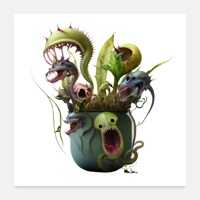 Carnivorous plants: The next scare? Poster 24" x 24" (60x60 cm)
