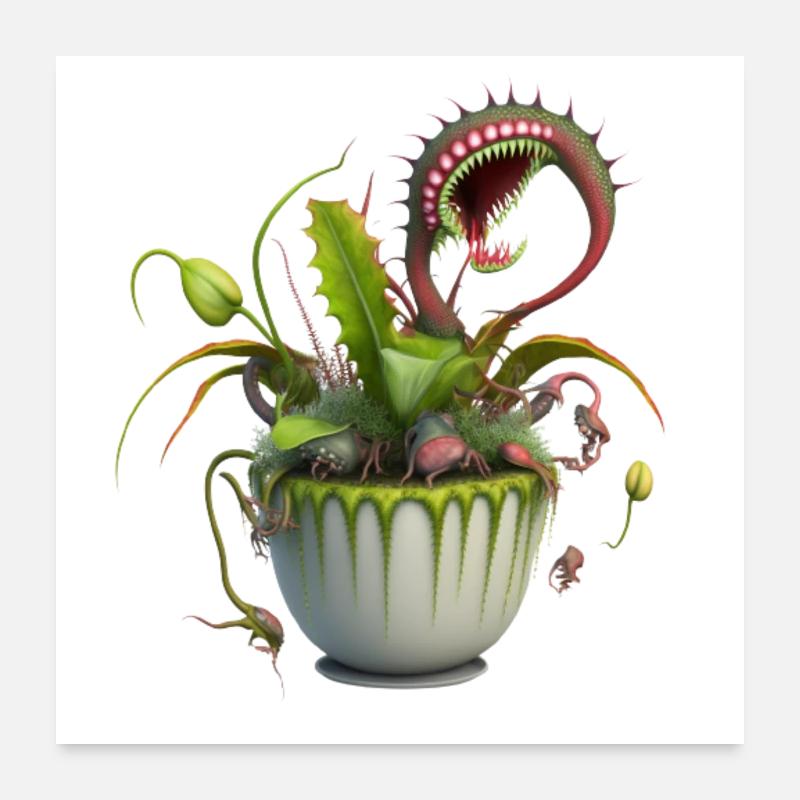 Green Undead Poster 24" x 24" (60x60 cm)