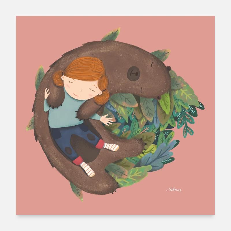 L’Ours, à l’ouest Poster 60 x 60 cm