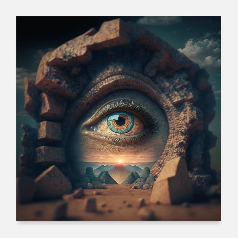 eye by daniel costa 2 Poster 24" x 24" (60x60 cm)