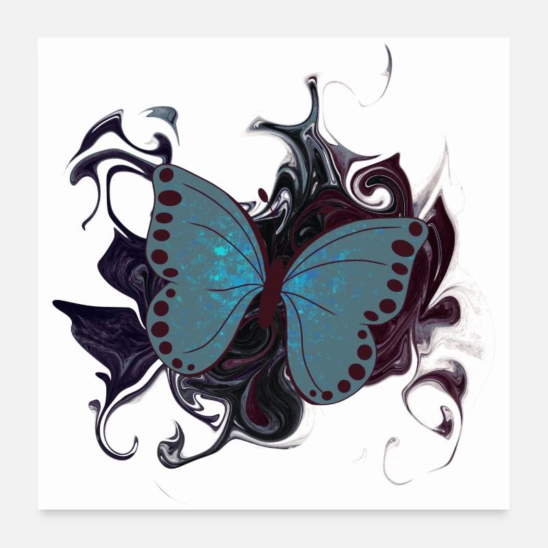 Papillon Poster 60 x 60 cm