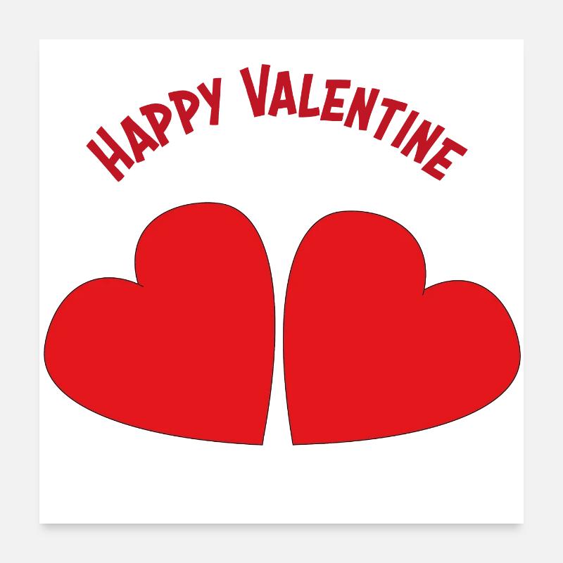Valentin Poster 60x60 cm