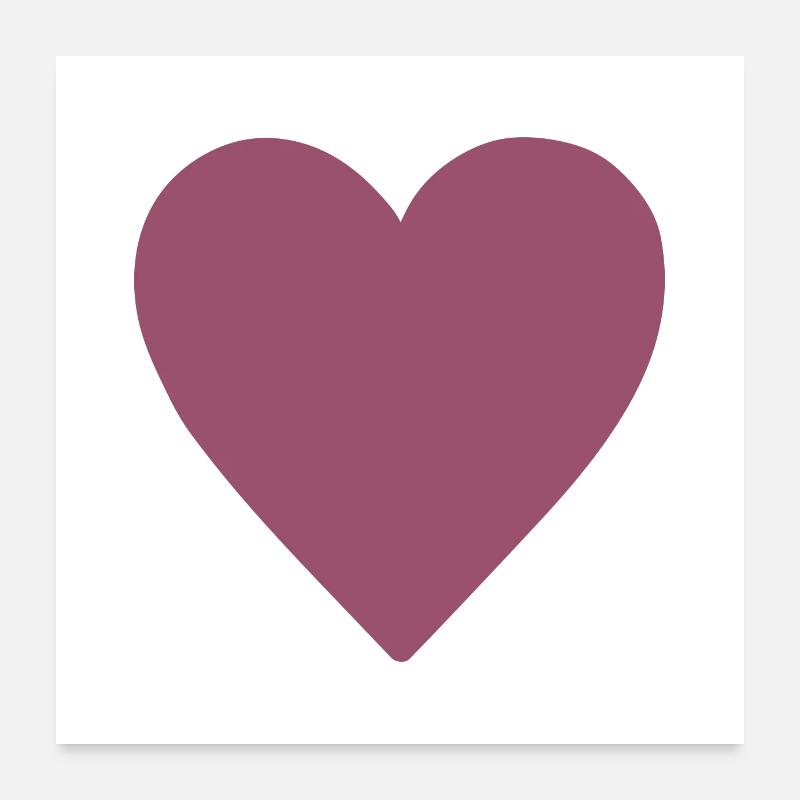 Heart Poster 24" x 24" (60x60 cm)