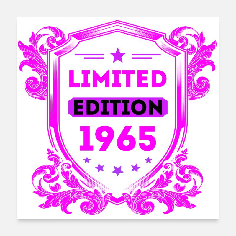 1965 Poster 60x60 cm
