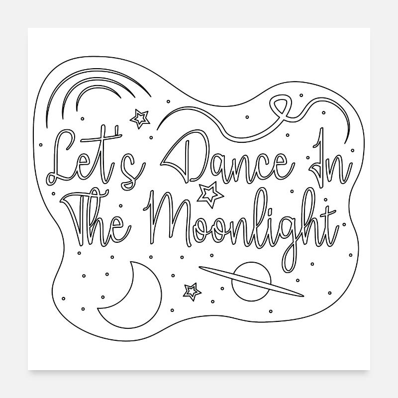 Hochzeit Poster 60x60 cm