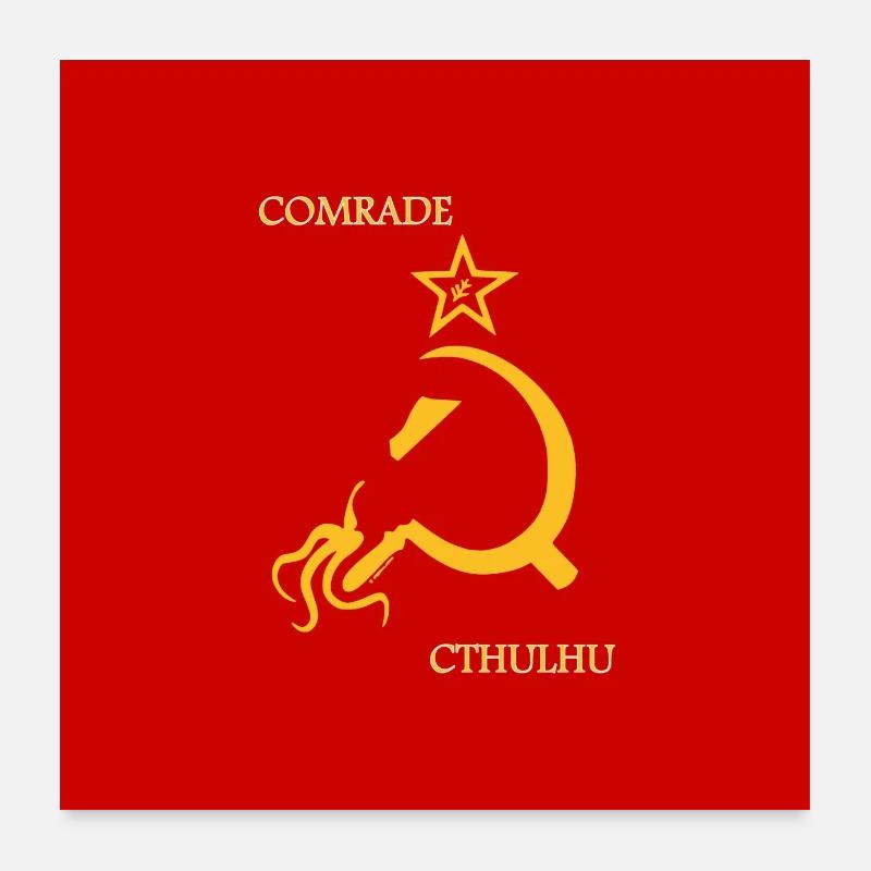 Comrade Cthulhu Poster 24" x 24" (60x60 cm)